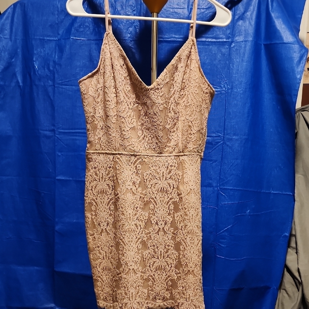 Elegant Lace Spaghetti Strap Dress